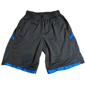 Champion Men’s Black and Blue Athletic Shorts Size Medium